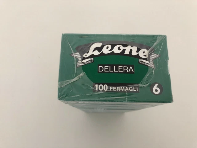 Fermagli Zincati Leone Dell'Era N.6 - 1000 Pezzi - Graffette Da Ufficio - Ecosostenibili - Foto 6