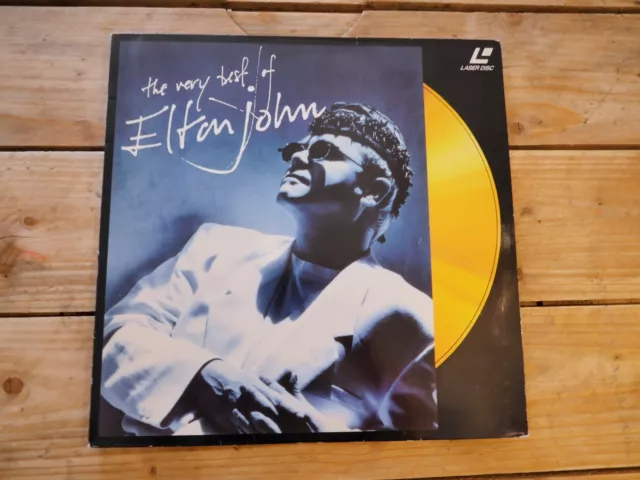 The very best of Elton John LASERDISC PAL LD EX cover EX 1990 original