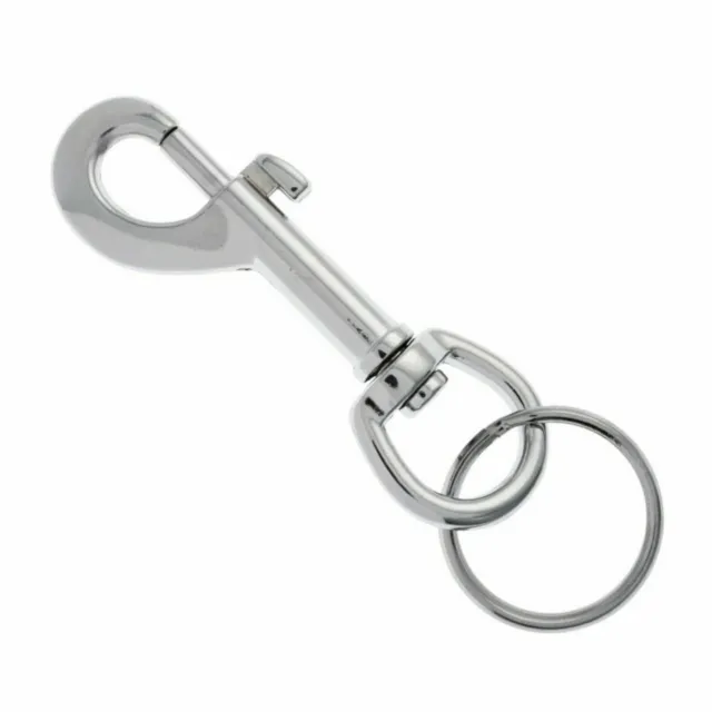 Metal Belt Clip Hook Hipster Keychain Key ring work fob
