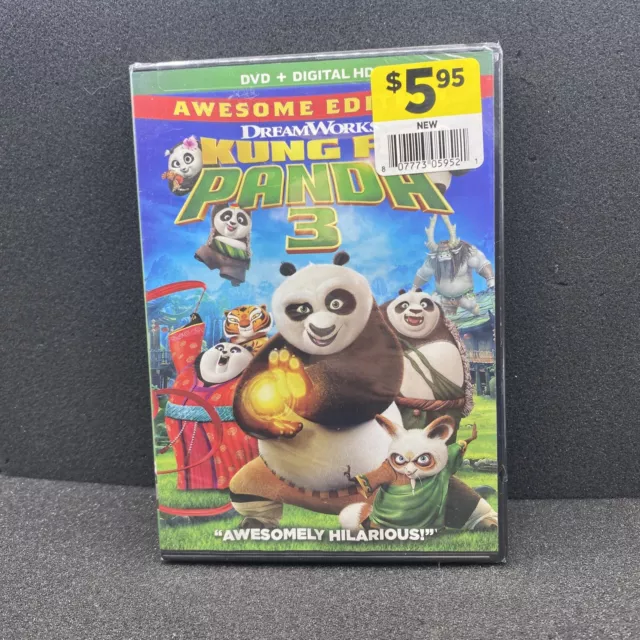Kung Fu Panda 3 (DVD, 2016) Brand New & Sealed