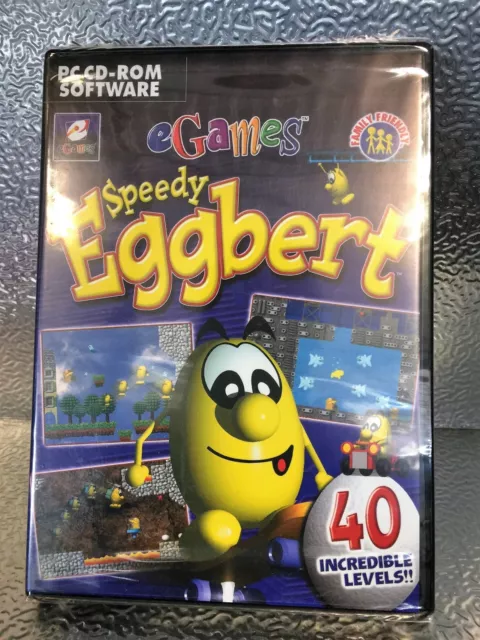 Speedy Eggbert PC CD-ROM Software eGames Speedy Eggbert