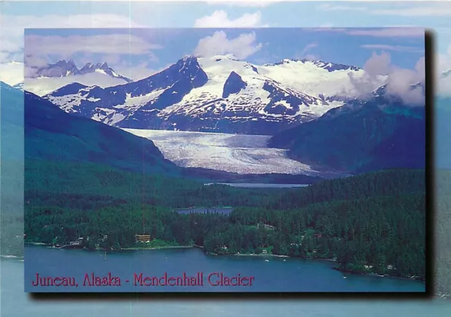 Postcard View of Mendenhall Glacier, Juneau, Alaska