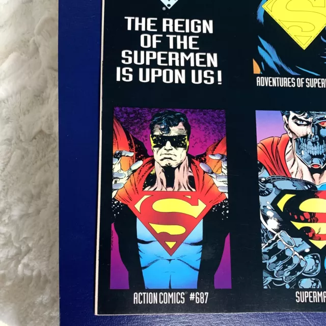 Superman The Man Of Steel #22 (1993) Die-Cut Cover 12