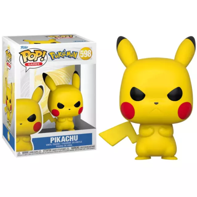 Figurine Vinyl FUNKO POP Pokemon : Grumpy Pikachu #598