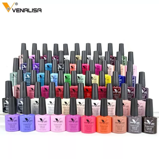 Venalisa 7.5ml Gel Nail Polish Sweet Sugar Nail  Soak Off UV LED Gel