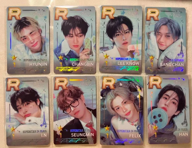 STRAY KIDS SUPERSTAR SSJYP Paris Limited Photocard Complete 8pcs