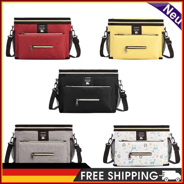 Organizador de cochecito cochecito con cremallera para niños pequeño bolso cochecito accesorios
