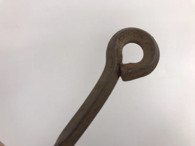 Antique/Vintage 4 Inch Hand Forged Twisted Gate, Door, Shed, Hook, Lock Or Latch 3