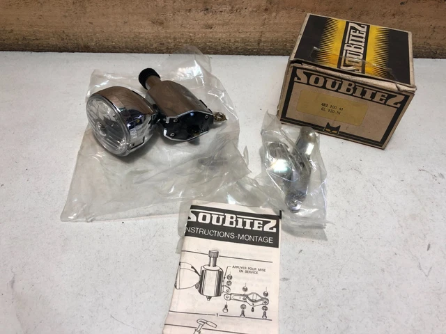N.O.S PHARE VELO SOUBITEZ old french bike peugeot LIGHTS gitane k10727