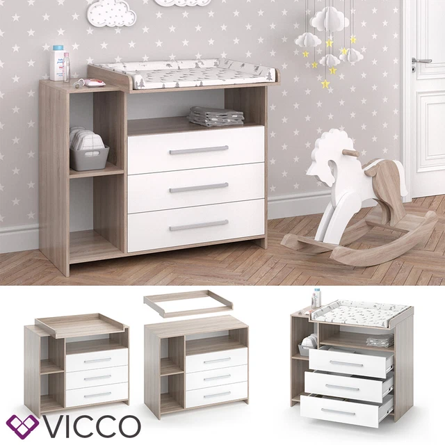 Scaffale Lavatrice Con Fasciatoio Rimovibile, 4 Cassetti, Supporto Per Asciugatrice Impilabile, 112x64x108 Cm, Bianco