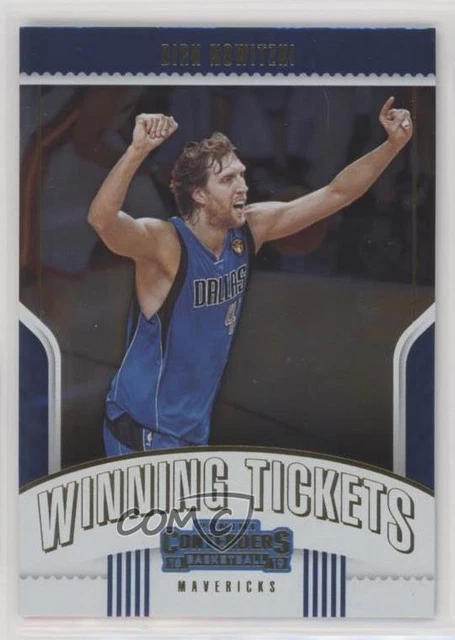 2018-19 Panini Contenders Winning Tickets Dirk Nowitzki #6 HOF