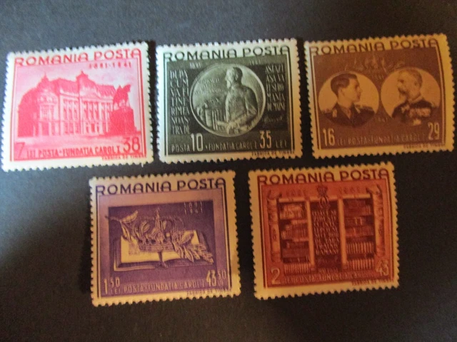 Romania #B149-53  Mint Hinged    DWPhilatelic (2/23)