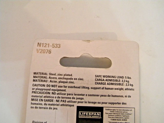 Stanley National Hardware N121-533 Heavy Open S Hook, 3/4", Zinc Plated, 8-Pack 2