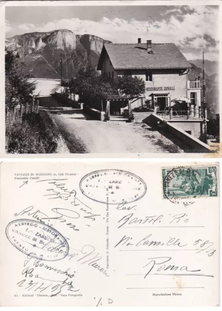# Vanezze Di Bondone: Ristorante Zanolli   1952