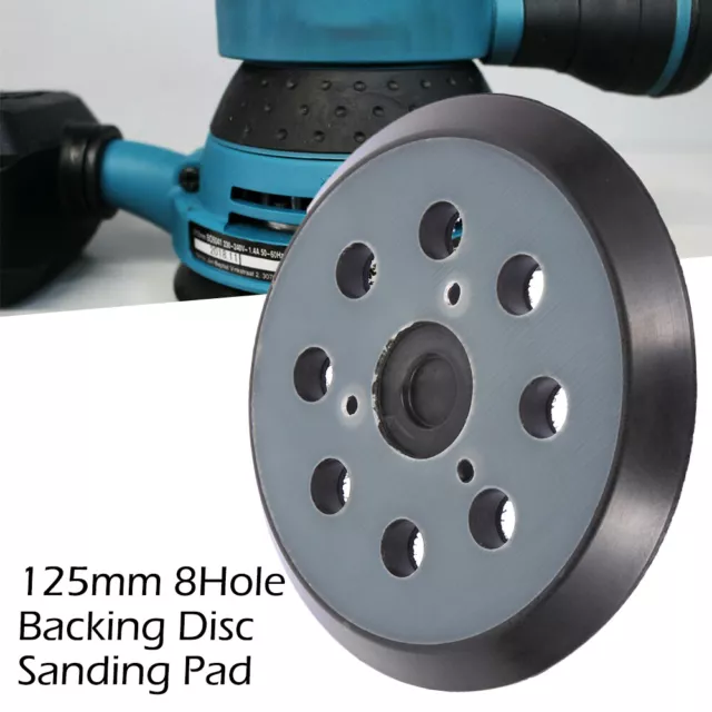 5" BACKING PAD ORBITAL SANDER HOOK AND LOOP 125mm SANDING PLATE SANDPAPER DISCS⊍