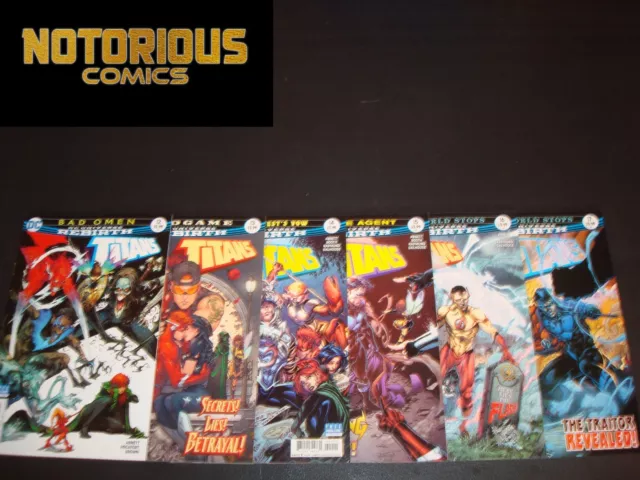 Titans 12 13 14 15 16 17 Complete Rebirth Comic Lot Run Set DC EXCELSIOR BIN