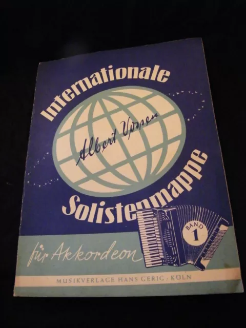 "Partition Internationale Solistenmappe Albert Vossen Music Sheet"