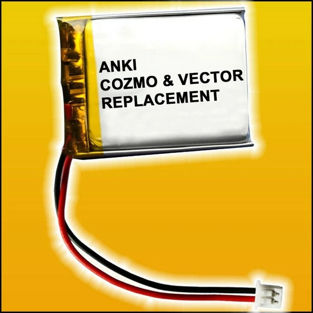 Internal Battery 600 mAh Upgrade Replacement Anki Cozmo and Vector Robot 700 620