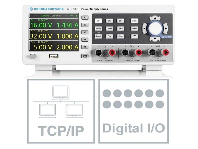 Rohde & Schwarz NGE-COM3B - Three-Channel DC Power Supply Package (Catalog numbe