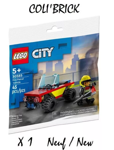 Lego City polybag 30585 - Le véhicule de Pompier Fire Patrol Vehicle - NEW NEUF