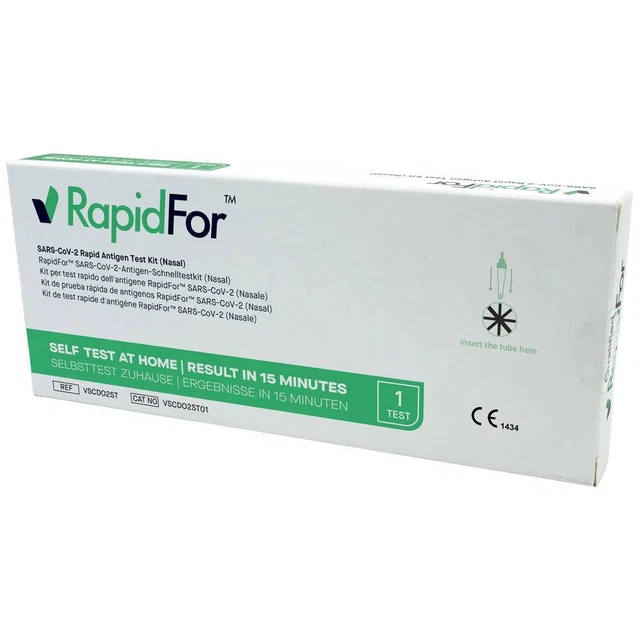 Antigentest zur Eigenanwendung (Selbsttest) RapidFor VSCD01ST SARS-CoV-2-