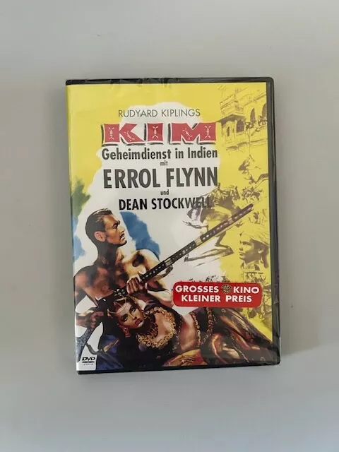 KIM - Geheimdienst in Indien # DVD # Deutsch # ERROL FLYNN # NEU und foliert 