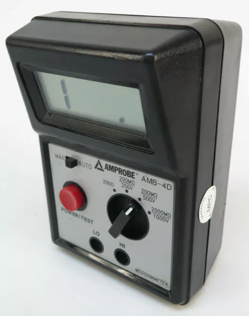 Amprobe Megohmmeter Model AMB-4D