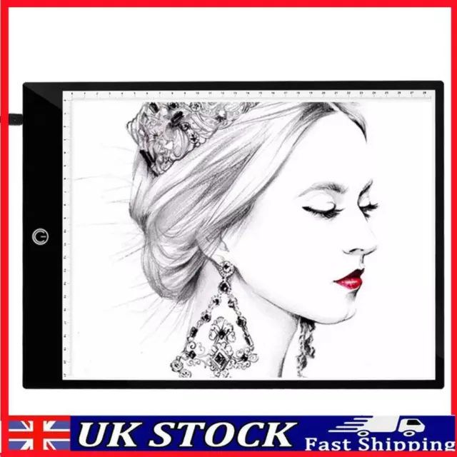 A4 Digital Graphic Tablet Pad Dimming LED Painting Writing Tracing Copy Board