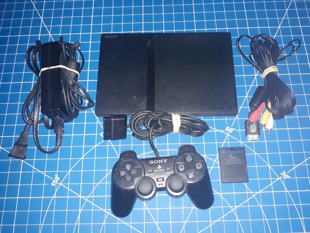 sony playstation 2 slim silver