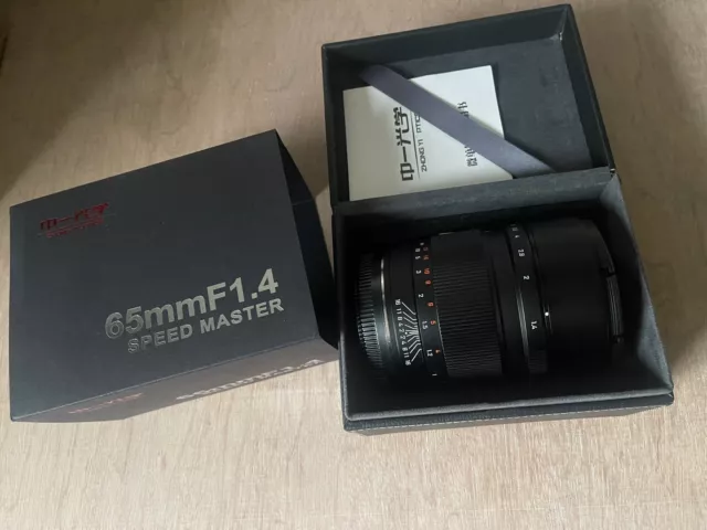 Zhong Yi Mitakon Speedmaster 65mm f/1.4 lens for Fujifilm GFX Cameras (UK Based)