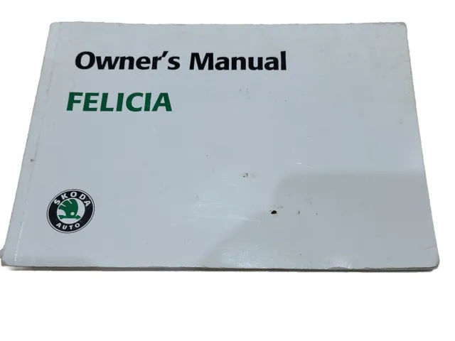 SKODA FELICIA Car Owners Manual JUL 1995 #S53.5610.03.2 Free Postage