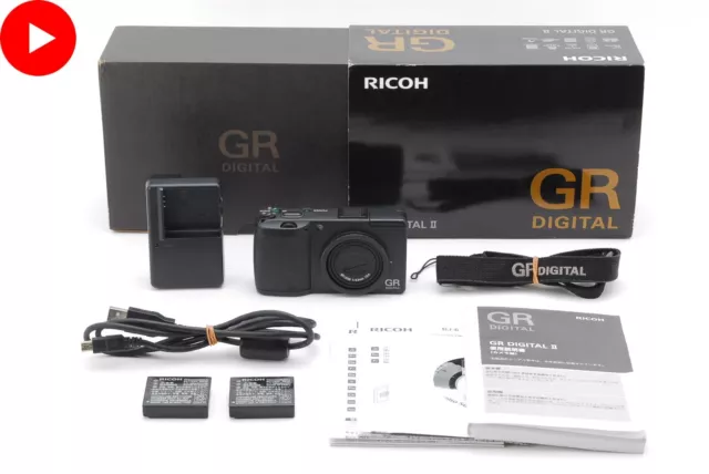 [Near MINT w/ Box] RICOH GR DIGITAL II 10.1MP Compact Digital Camera From JAPAN