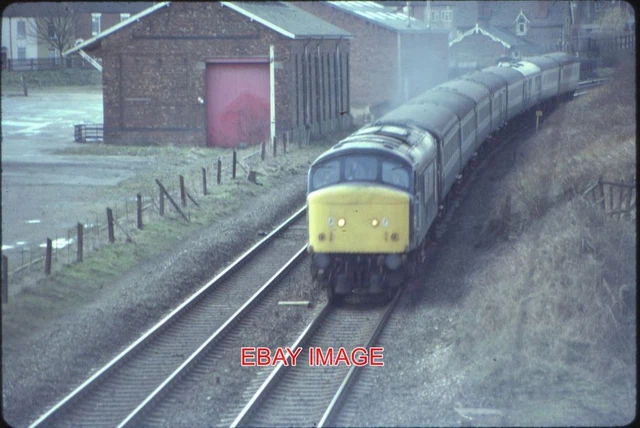 ORIGINAL 35MM SLIDE CLASS 45 LOCO NO 45107 AT DESBOROUGH 18/3/82 £4.00 ...