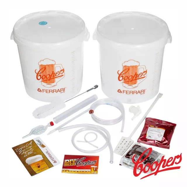 Kit Fermentazione Birra Coopers® Con Due Contenitori (Fermentazione E Travaso)