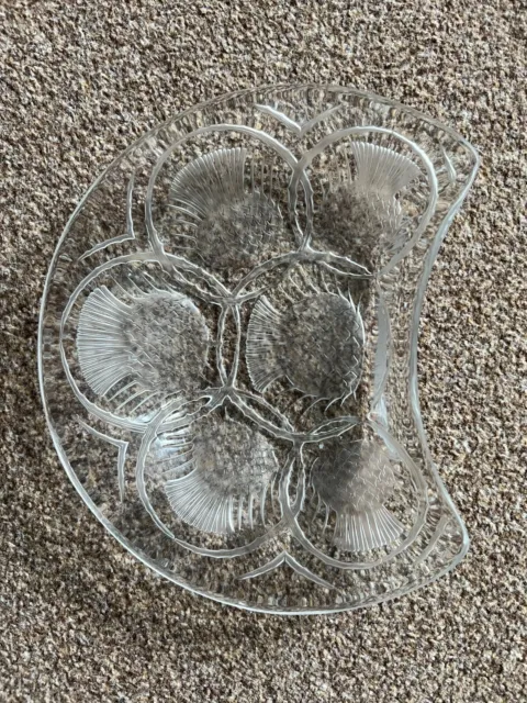 Lalique Plate ,Clear,Sign,In Very Good Condition.