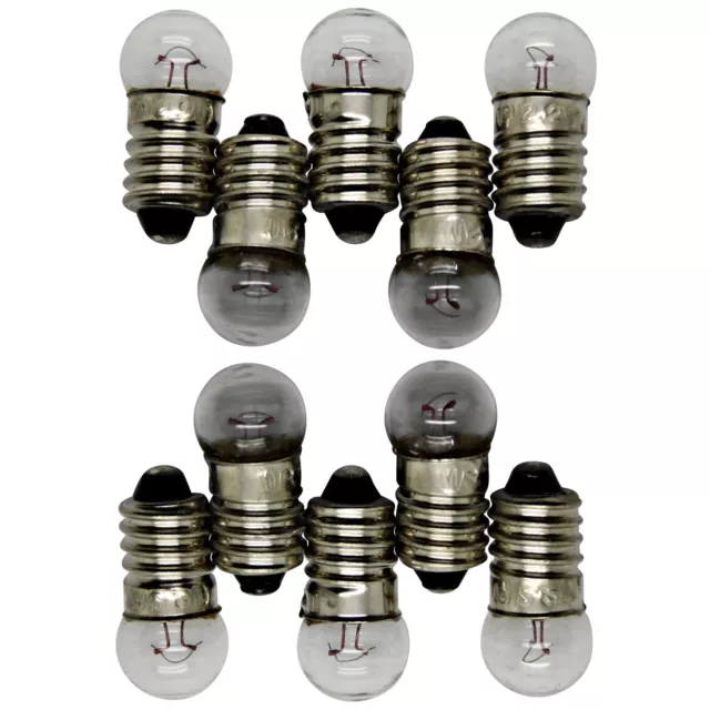 Vis E10 1W LED Lampe de poche Ampoule Vintage Vélo Lampe 6000K