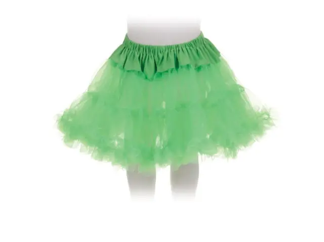 Tutu Petticoat Costume Skirt Child: Green One Size Fits Most