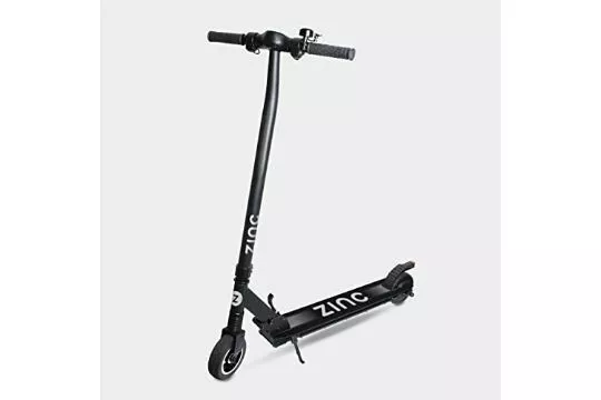 Zinc Unisex Kick E-scooter Folding Electric Eco Scooter - Black