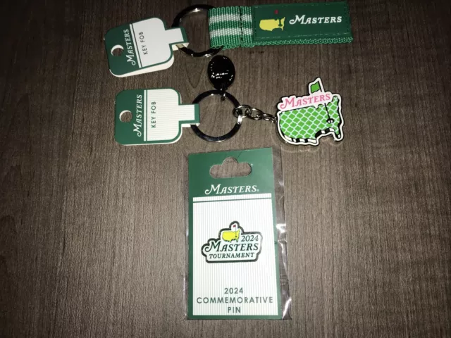 2024 Augusta National MASTERS Key Fob & Commemorative Pin Augusta National Golf