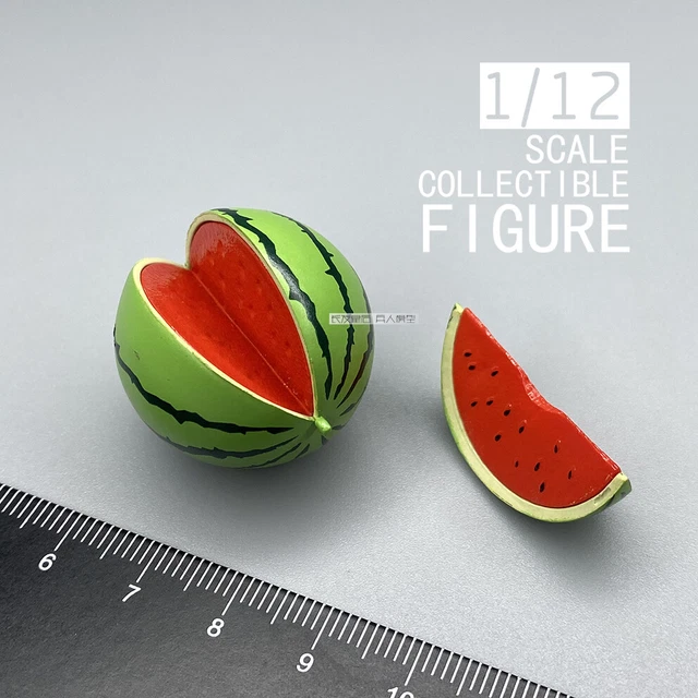 1/12 SCALE SOLDIER watermelon scene prop model for 6in action figure