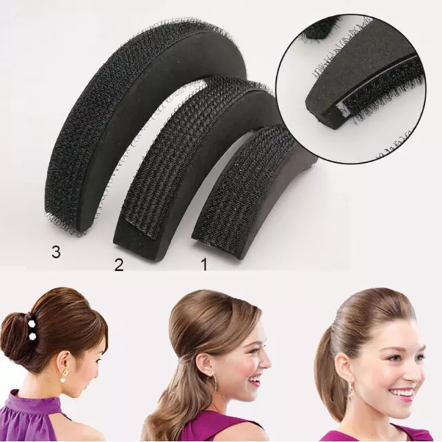 3Pcs/set Hair Pads Hair Volume Increase Insert Base Hair Styling Accesso.EL