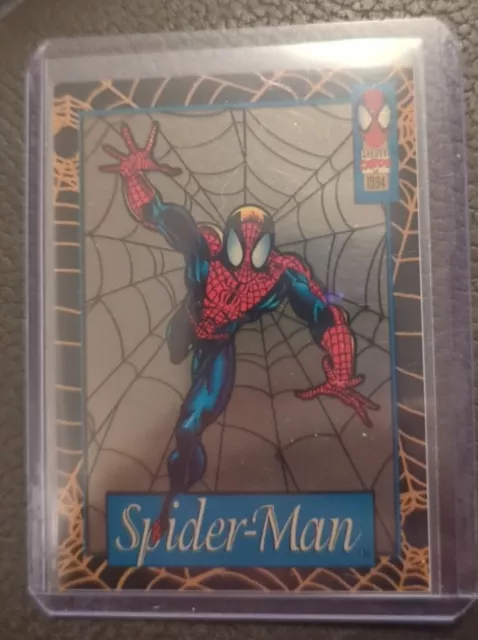 1994 Spider Man Fleer Marvel Spider-Man Suspended Animation 10/12 Insert Card