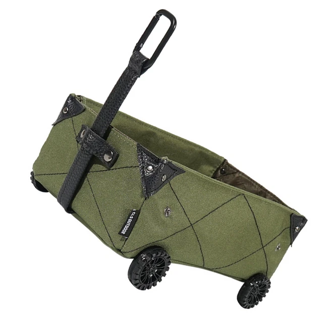 Outdoor Utility Wagon Camping Storage Box Carts Wheels Heavy Duty Truck