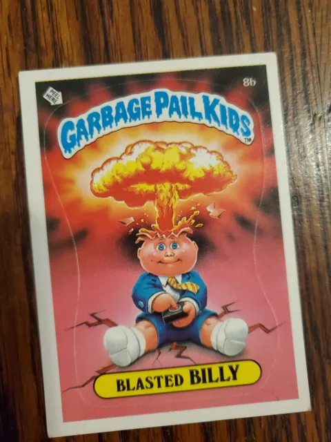 1985 Topps Garbage Pail Kids Card Series 1 OS1 GPK  BLASTED BILLY 8B