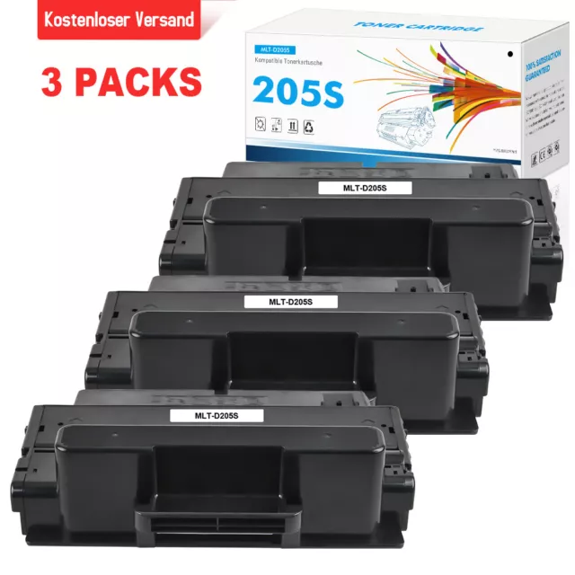 3x Toner XXL für Samsung MLT-D205L ML-3310 ML-3310 D ML-3310 ND ML-3312 ND