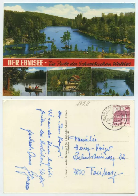 67306 - The Ebnisee - postcard, run