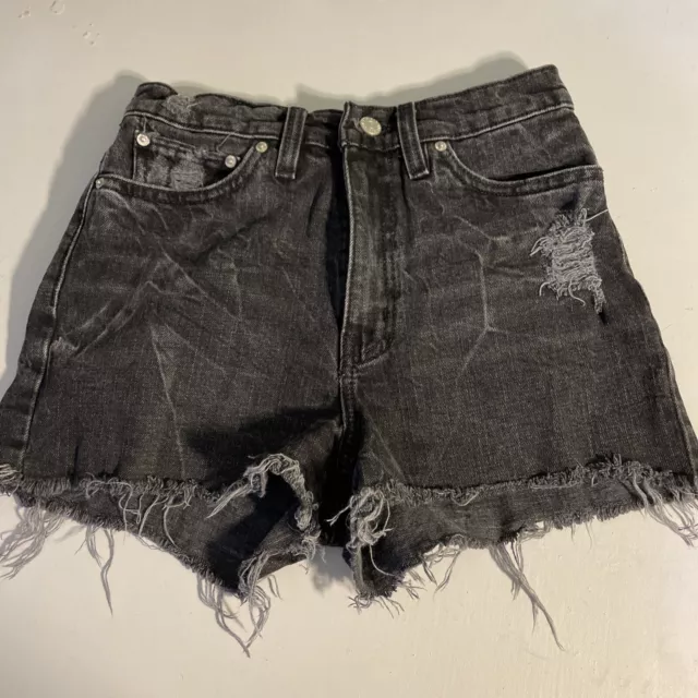 Urban Outfitters BDG Shorts Wms Sz 4/26 Girlfriend High Rise Cut Off Denim Jean