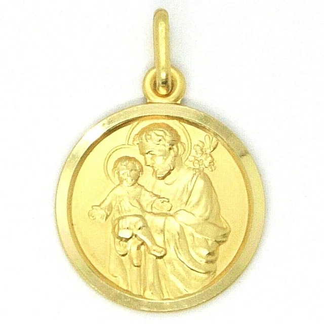 Pendentif Or Jaune 18K 750/1000 - Visage De Jésus Christ - Italie - Neuf Avec étiquettes