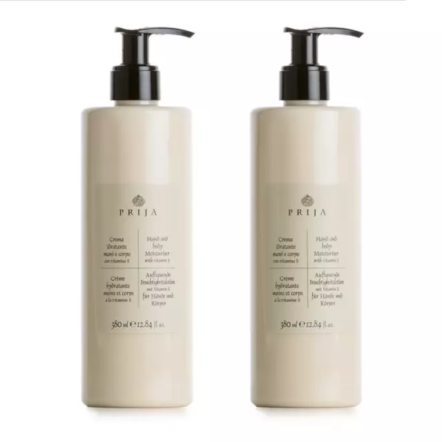 Prija 2x Bodylotion 380ml Köperlotion Feuchtigkeitslotion Wellness Ginseng