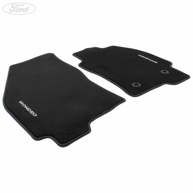 GENUINE FORD MONDEO Mk3 Front Contour Floor Mat Carpet Set Velour